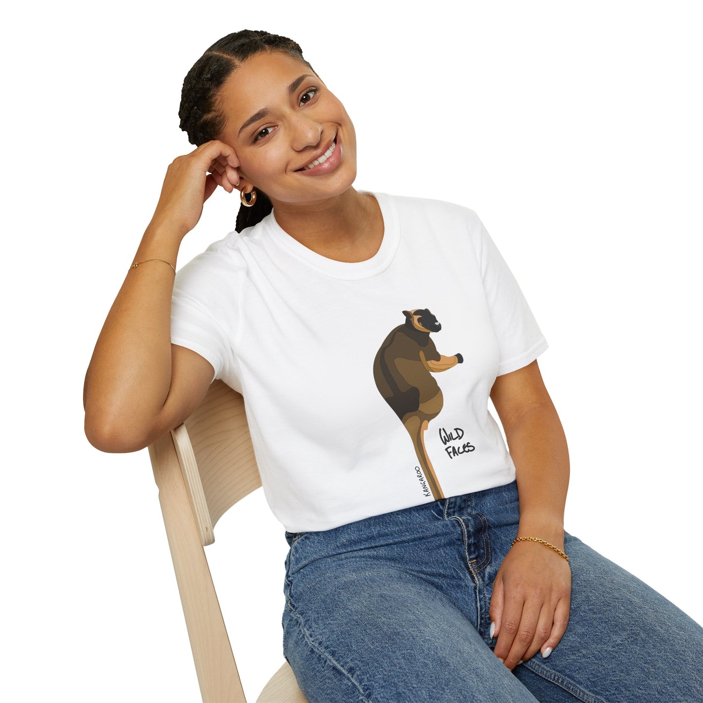 Lumholtz's Tree Kangaroo - Unisex Softstyle T-Shirt Printify