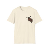 Green Turtle - Small design - Unisex Softstyle T-Shirt Printify
