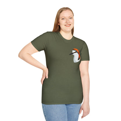 Red-capped Plover- Small design - Unisex Softstyle T-Shirt