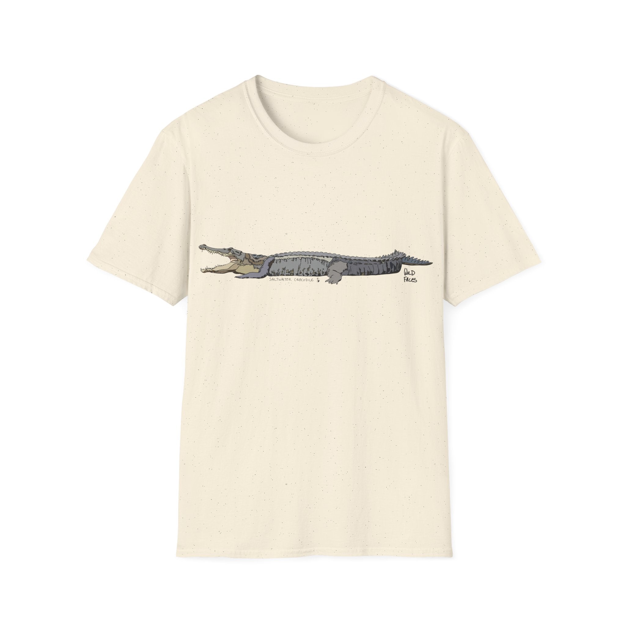 Saltwater Crocodile- Unisex Softstyle T-Shirt Printify