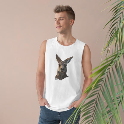 Eastern Grey Kangaroo - Unisex Barnard Tank