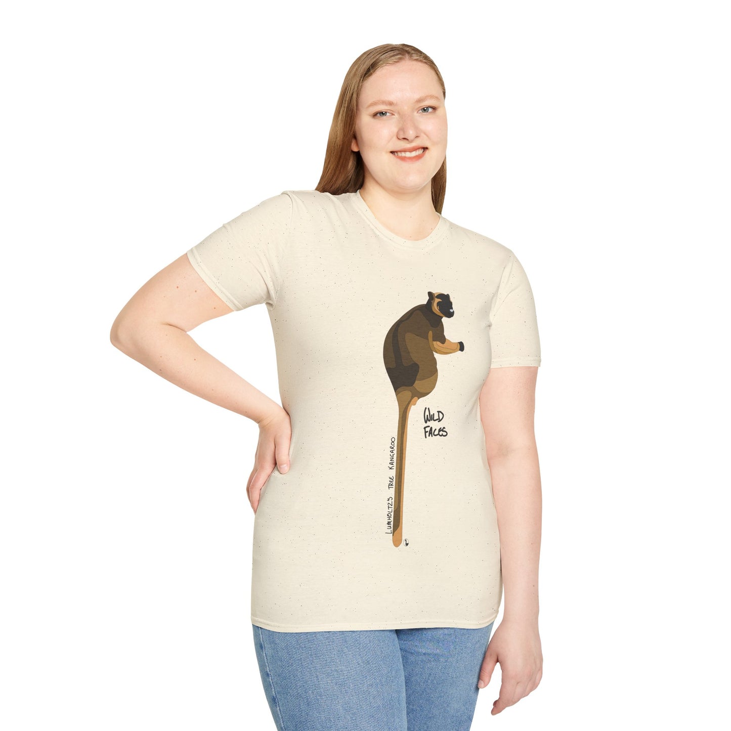 Lumholtz's Tree Kangaroo - Unisex Softstyle T-Shirt Printify