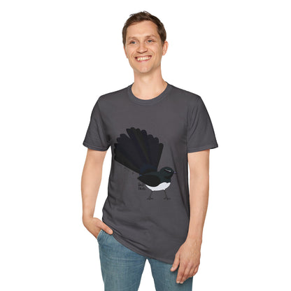 Willy Wagtail - Unisex Softstyle T-Shirt