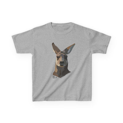 Eastern Grey Kangaroo | Kids Heavy Cotton™ Tee