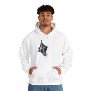 Reef Manta Ray | Unisex Heavy Blend™ Hooded Sweatshirt Printify