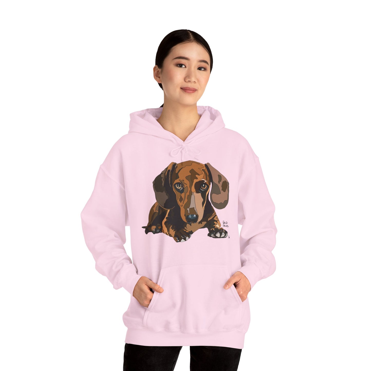 Dachshund (body) | Unisex Heavy Blend™ Hooded Sweatshirt