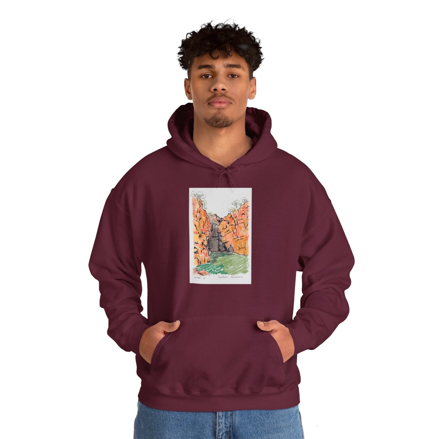 Southern Rockhole, Nitmiluk | Unisex Heavy Blend™ Hooded Sweatshirt