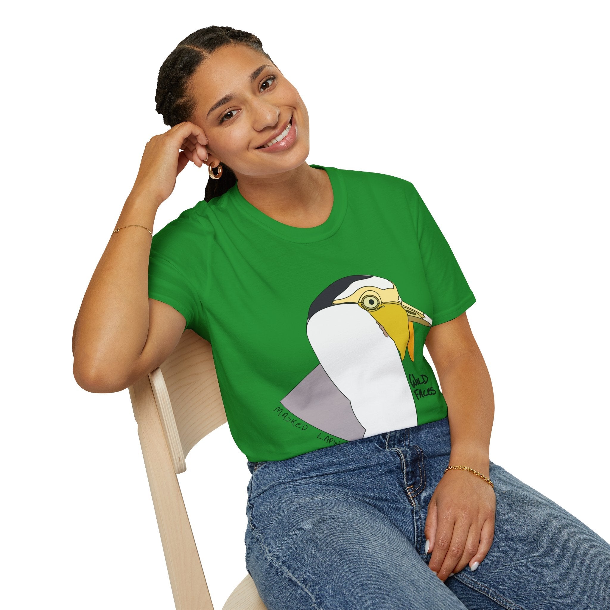 Masked Lapwing - Unisex Softstyle T-Shirt Printify