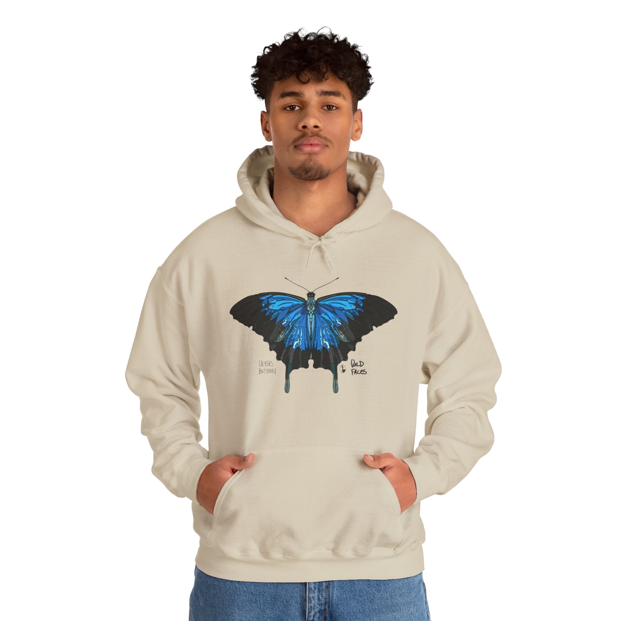 Ulysses Butterfly | Unisex Heavy Blend™ Hooded Sweatshirt Printify