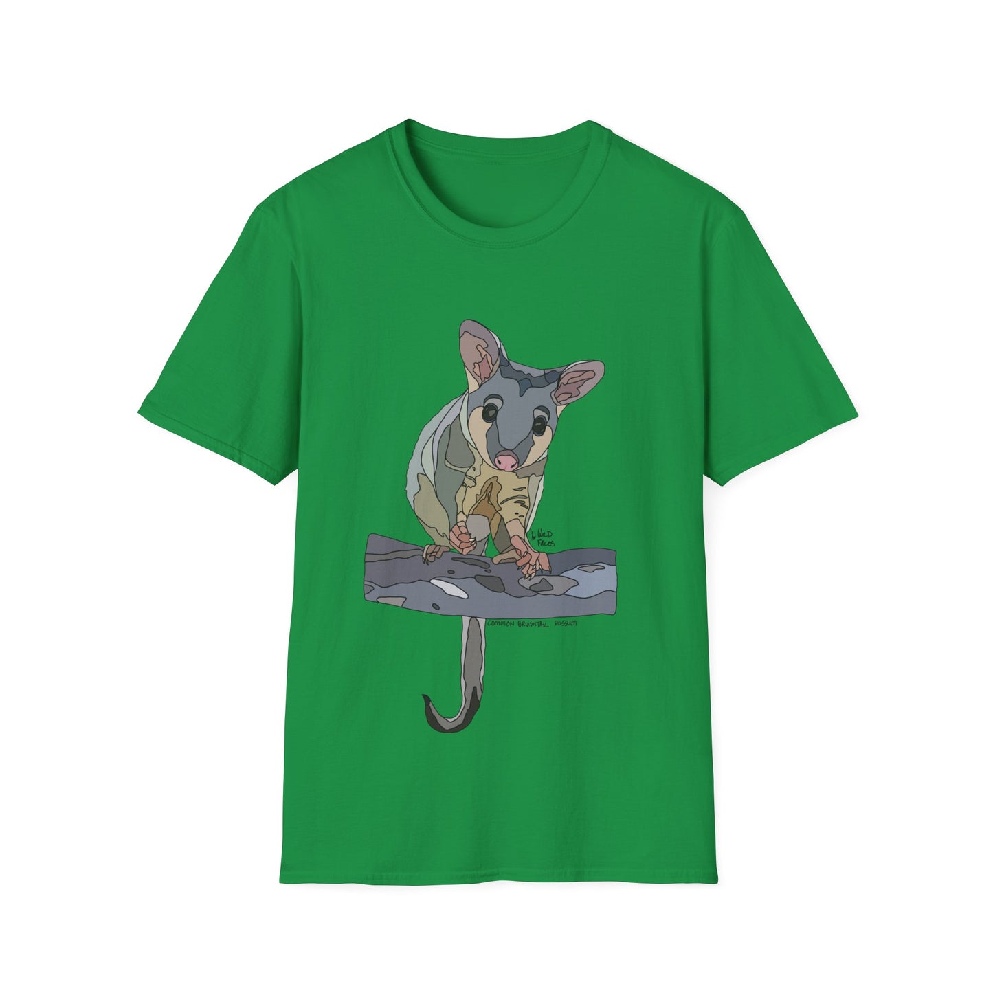 Common Brushtail Possum - Unisex Softstyle T-Shirt Printify