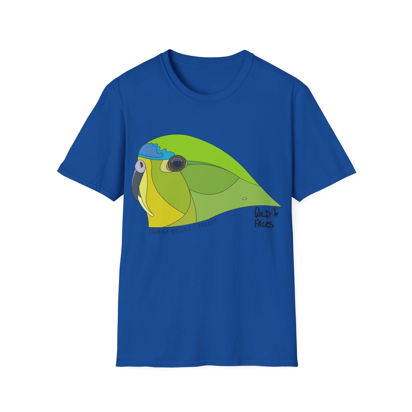 Orange-bellied Parrot - Unisex Softstyle T-Shirt