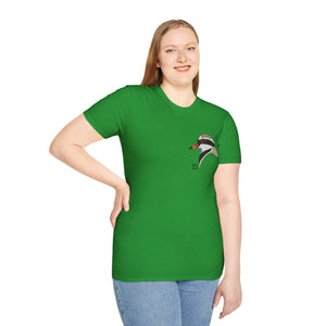 Black-fronted Dotterel - Small design - Unisex Softstyle T-Shirt Printify