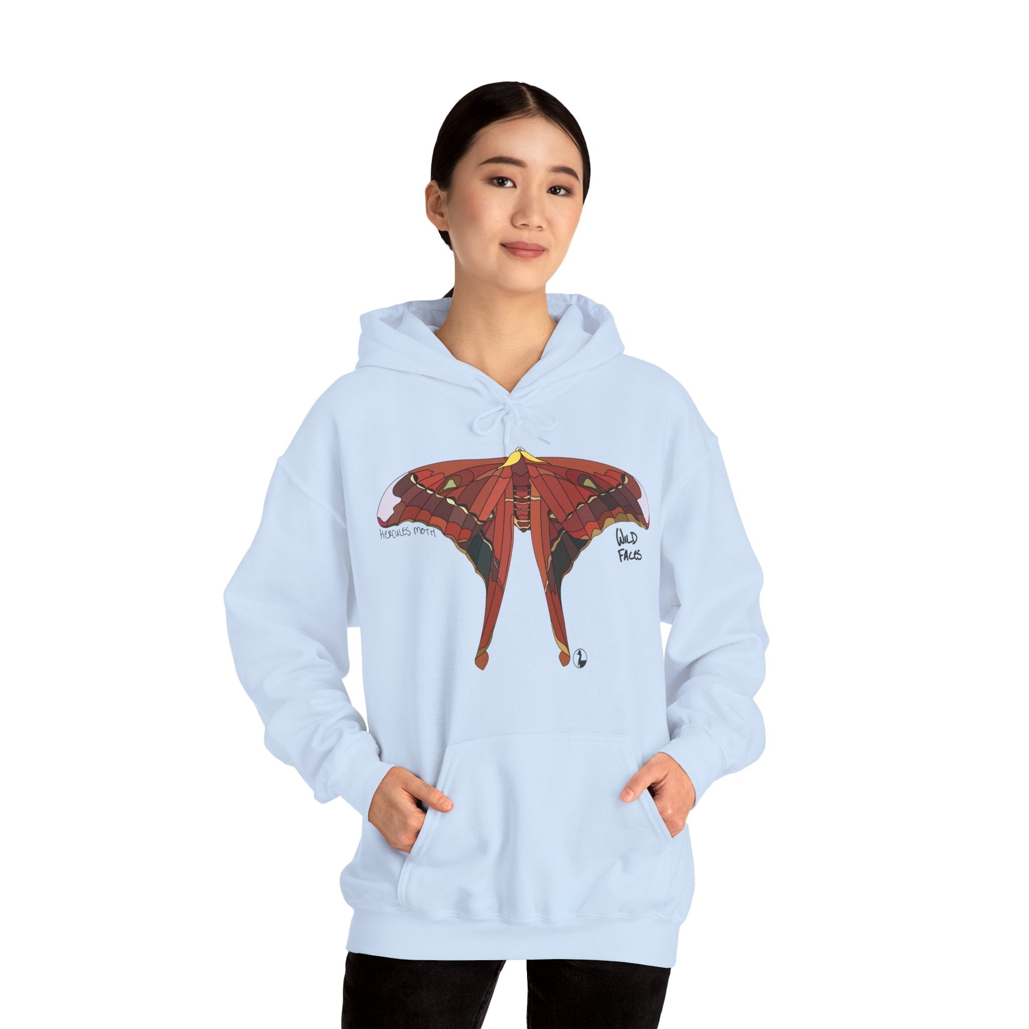 Hercules Moth | Unisex Heavy Blend™ Hooded Sweatshirt Printify