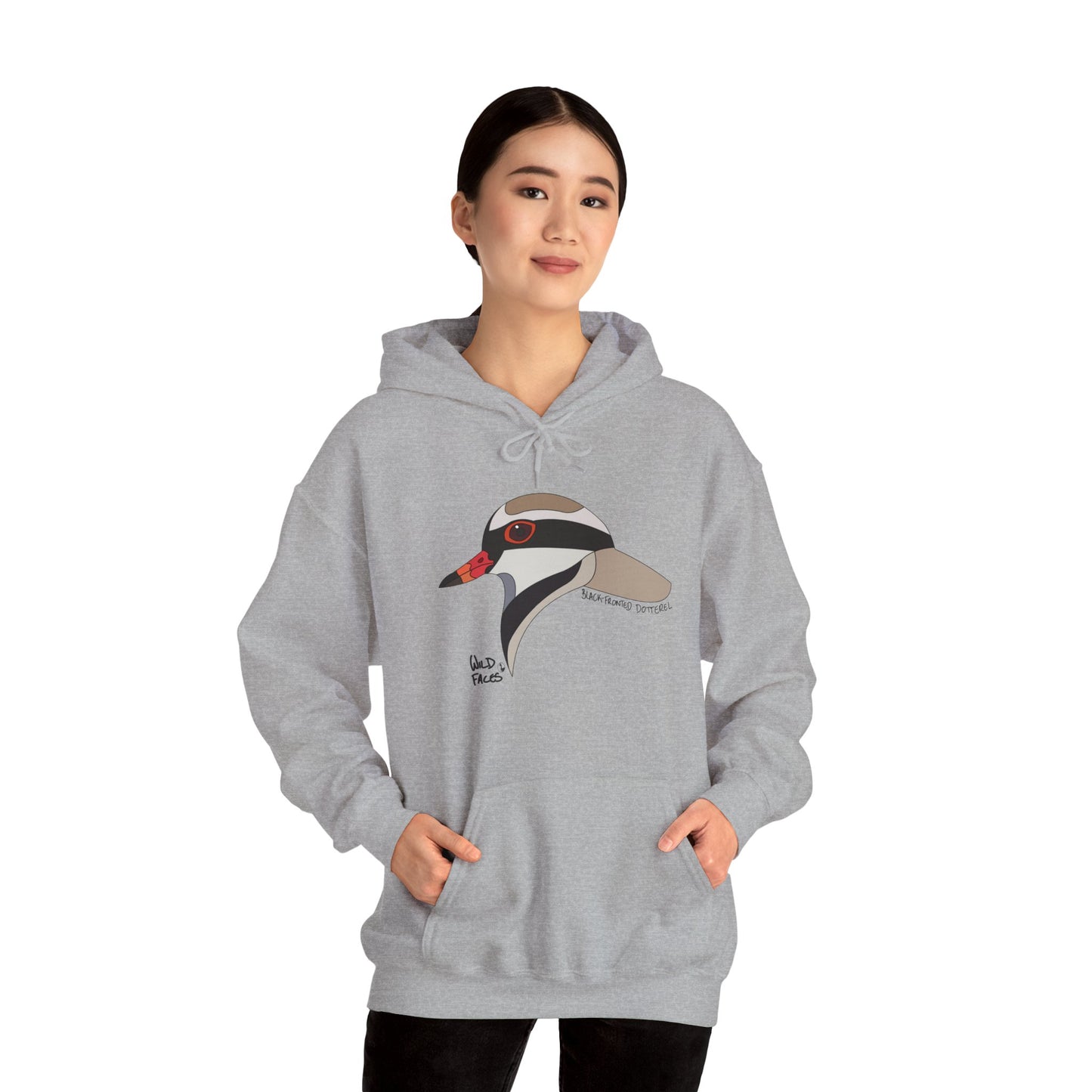 Black-fronted Dotterel | Unisex Heavy Blend™ Hooded Sweatshirt