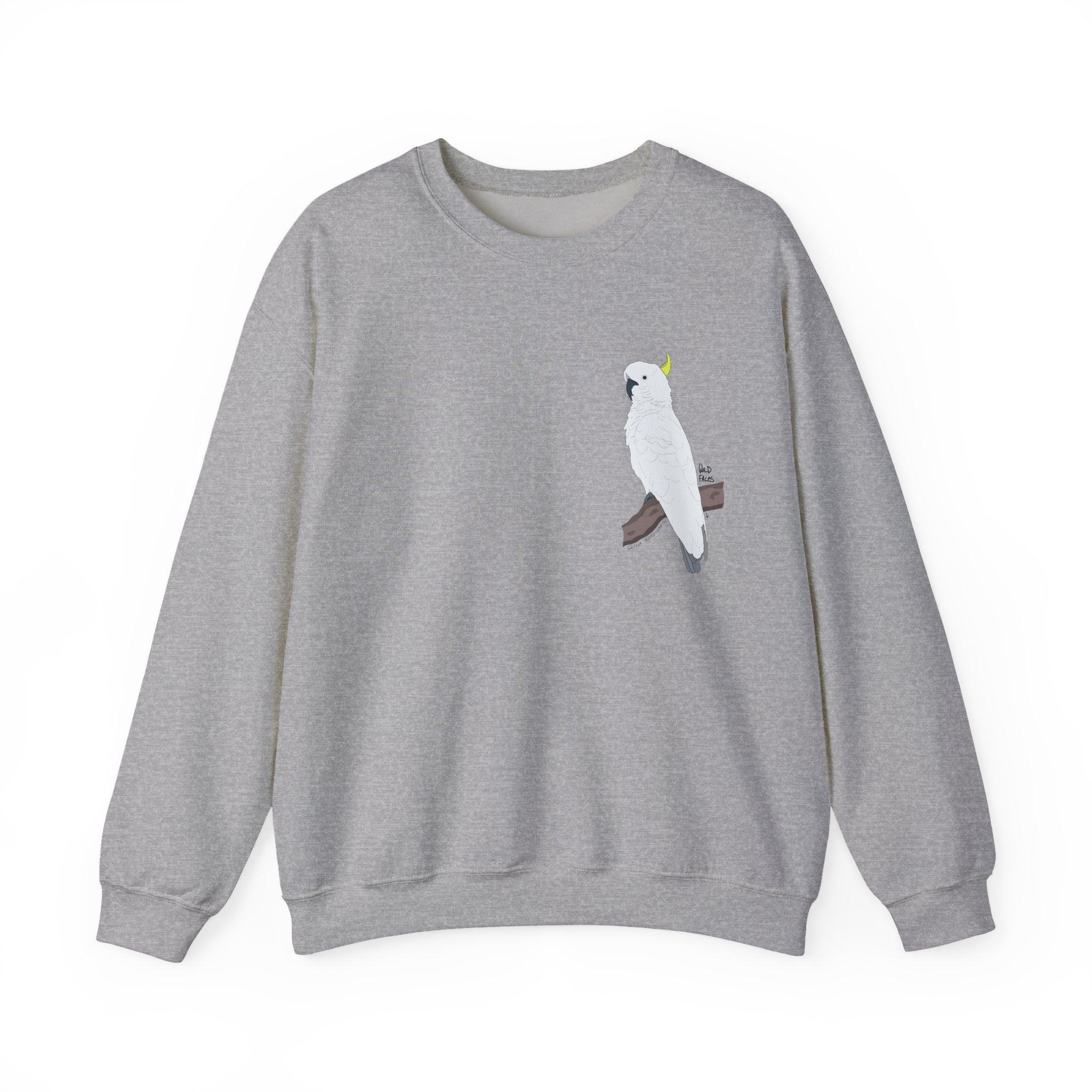 Sulphur-crested Cockatoo | Unisex Heavy Blend™ Crewneck