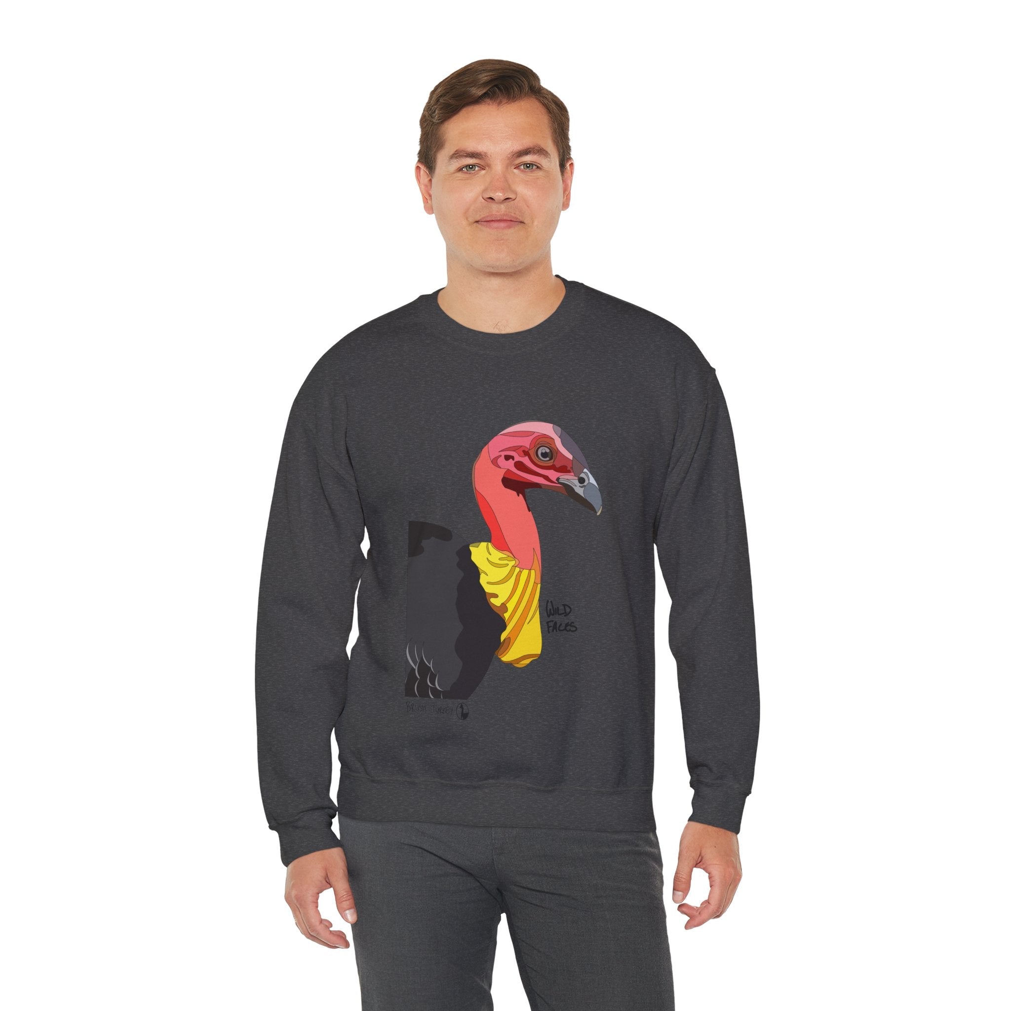 Australian Brush-turkey Sweatshirt | Unisex Heavy Blend™ Crewneck Printify