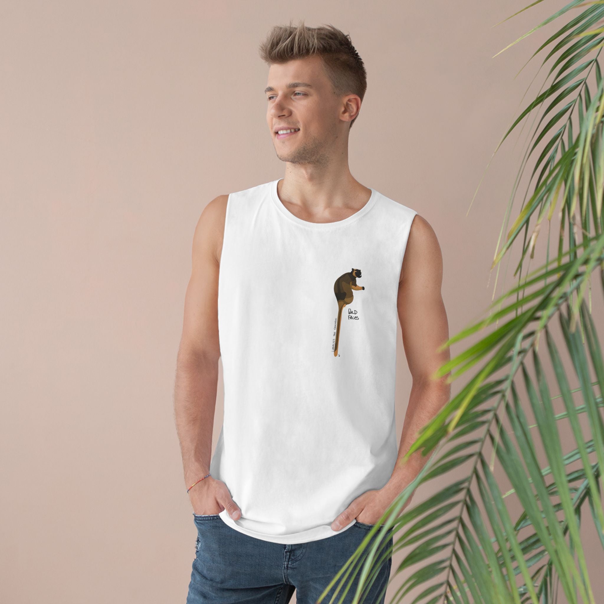 Lumholtz's Tree Kangaroo - Unisex Barnard Tank Printify