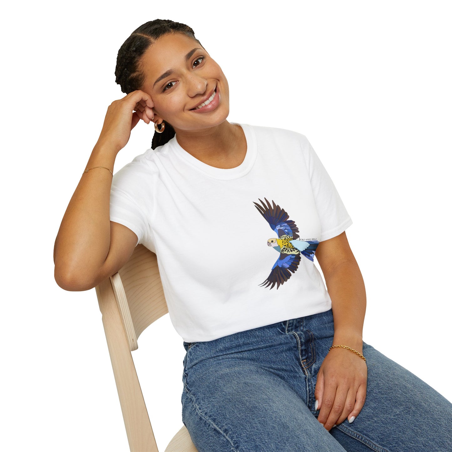 Pale-headed Rosella - Unisex Softstyle T-Shirt