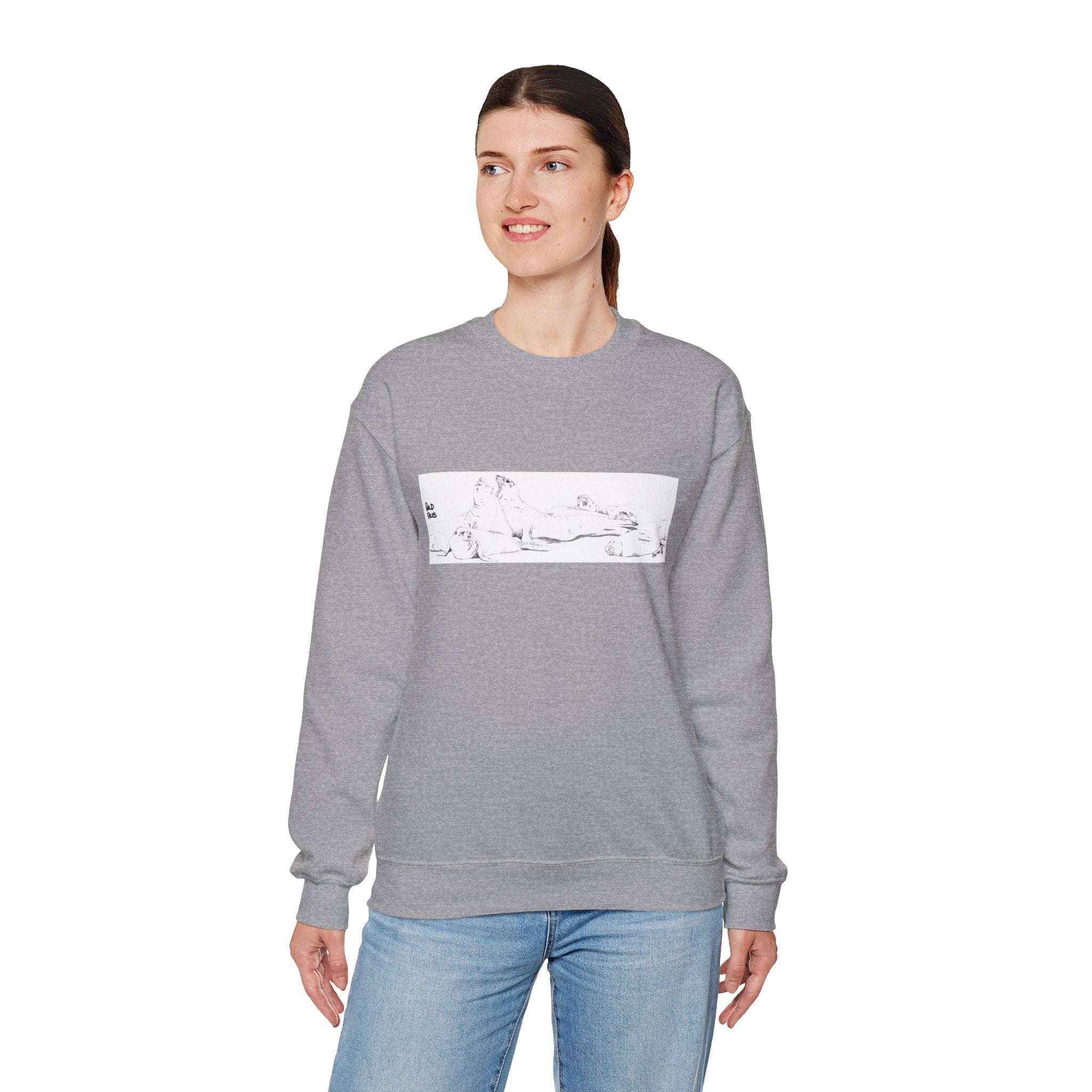 Sealion Sweatshirt | Unisex Heavy Blend™ Crewneck Printify