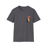 Australian Brush-turkey - Small design - Unisex Softstyle T-Shirt Printify