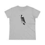 Australian Magpie - Women's Midweight Cotton Tee