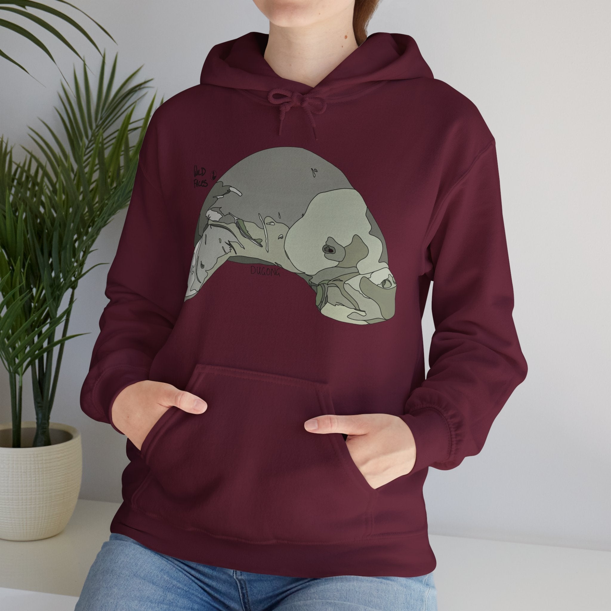 Dugong | Unisex Heavy Blend™ Hooded Sweatshirt Printify