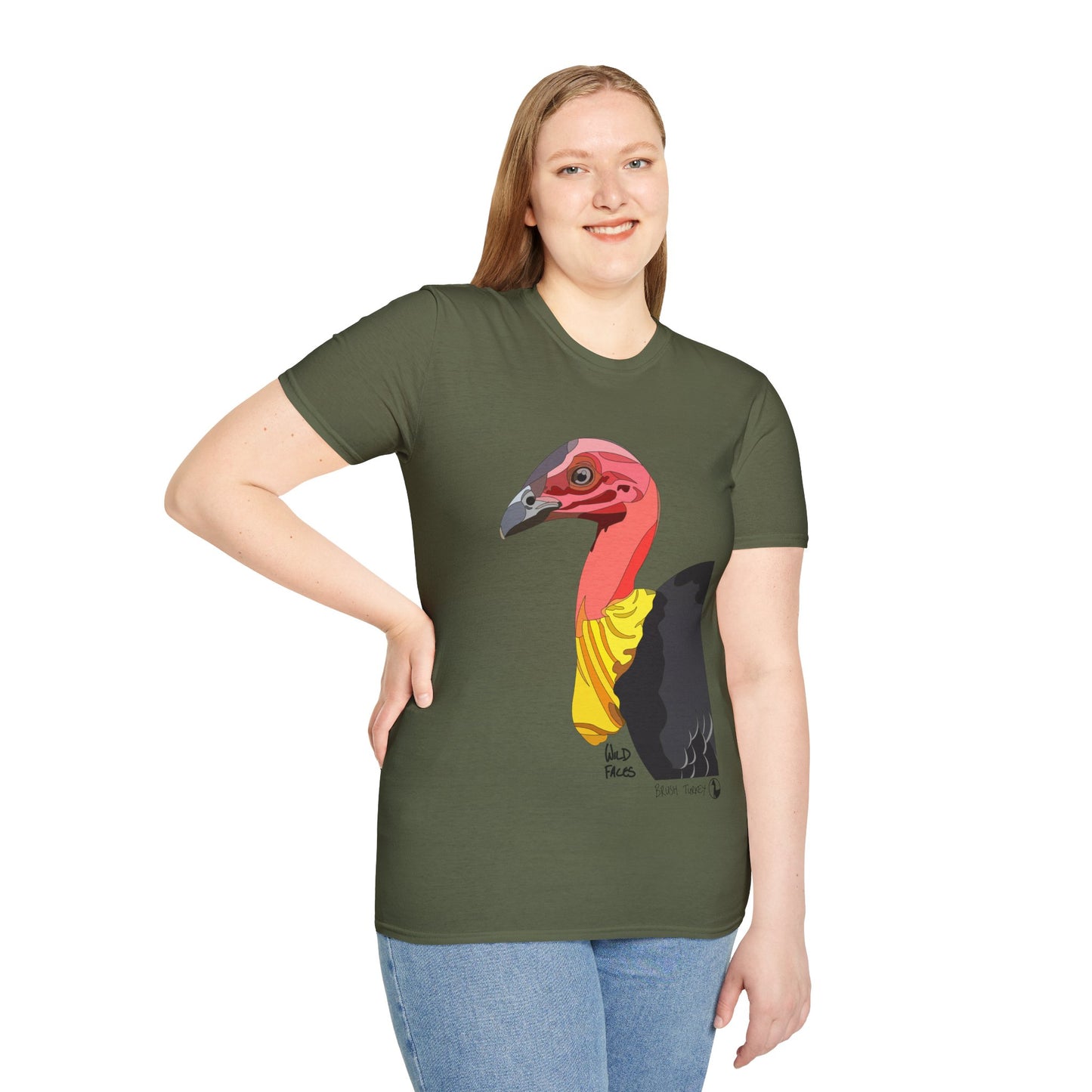 Australian Brushturkey - Unisex Softstyle T-Shirt