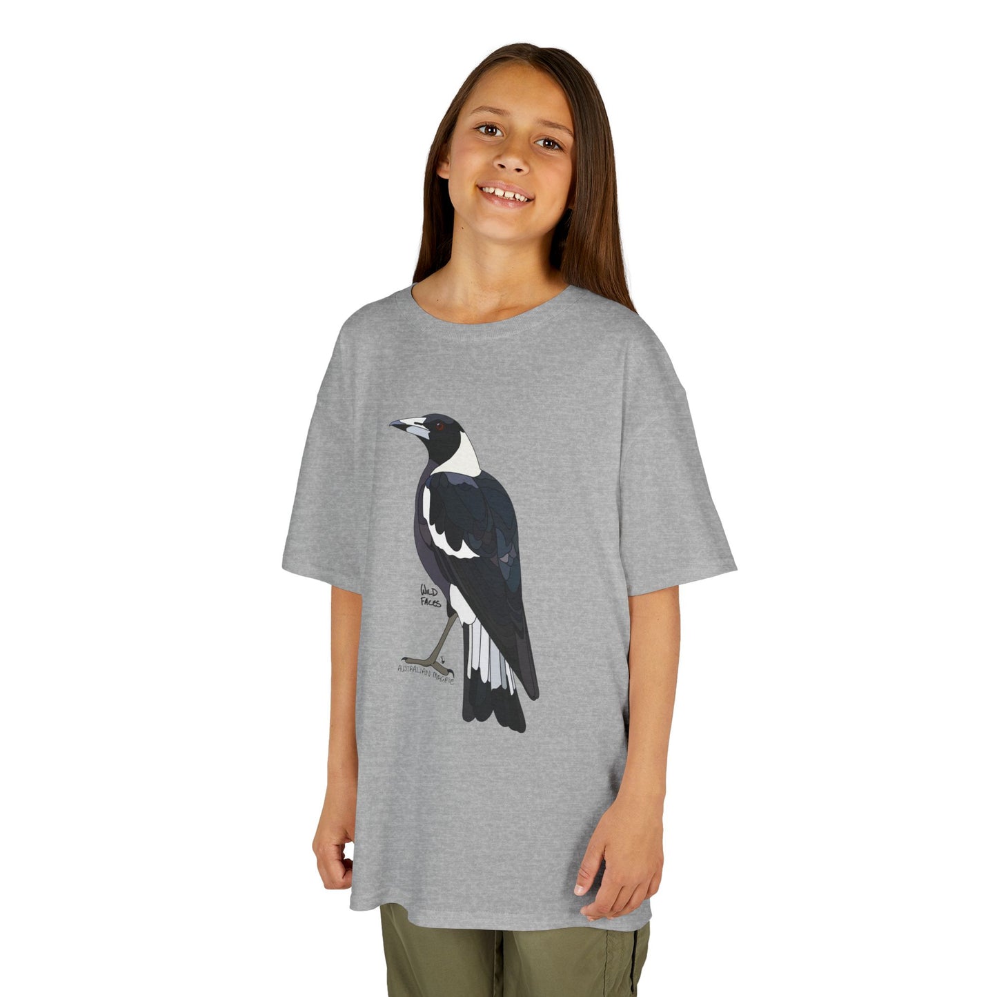 Australian Magpie | Kids Heavy Cotton™ Tee