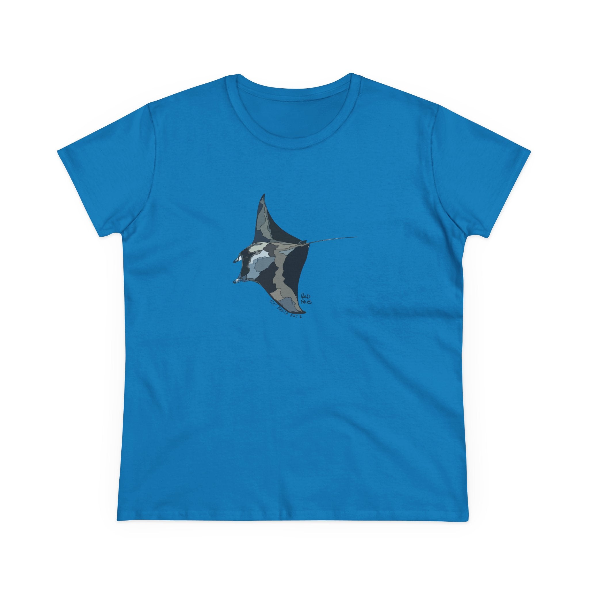 Reef Manta Ray - Women's Midweight Cotton Tee