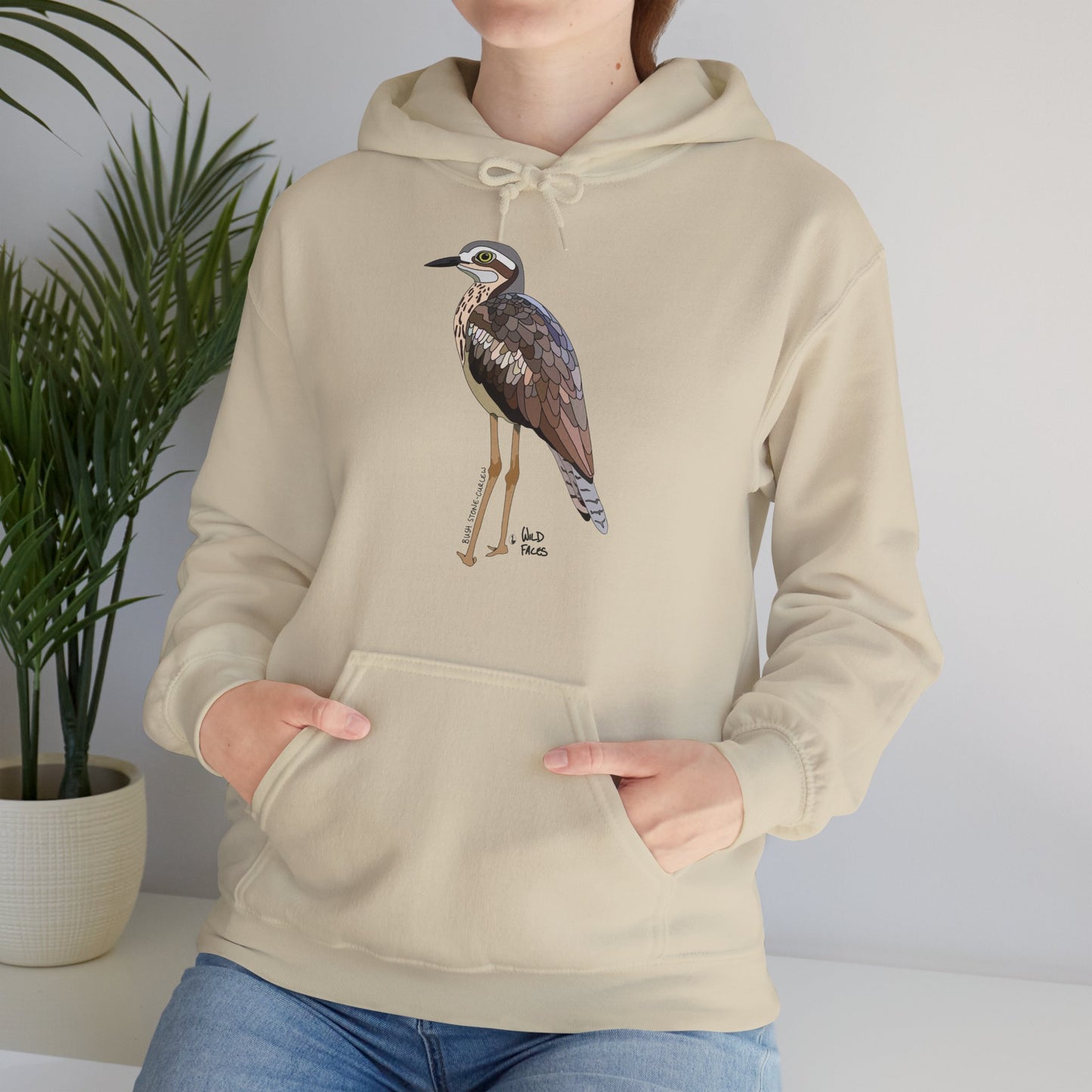 Bush-stone Curlew | Unisex Heavy Blend™ Hooded Sweatshirt