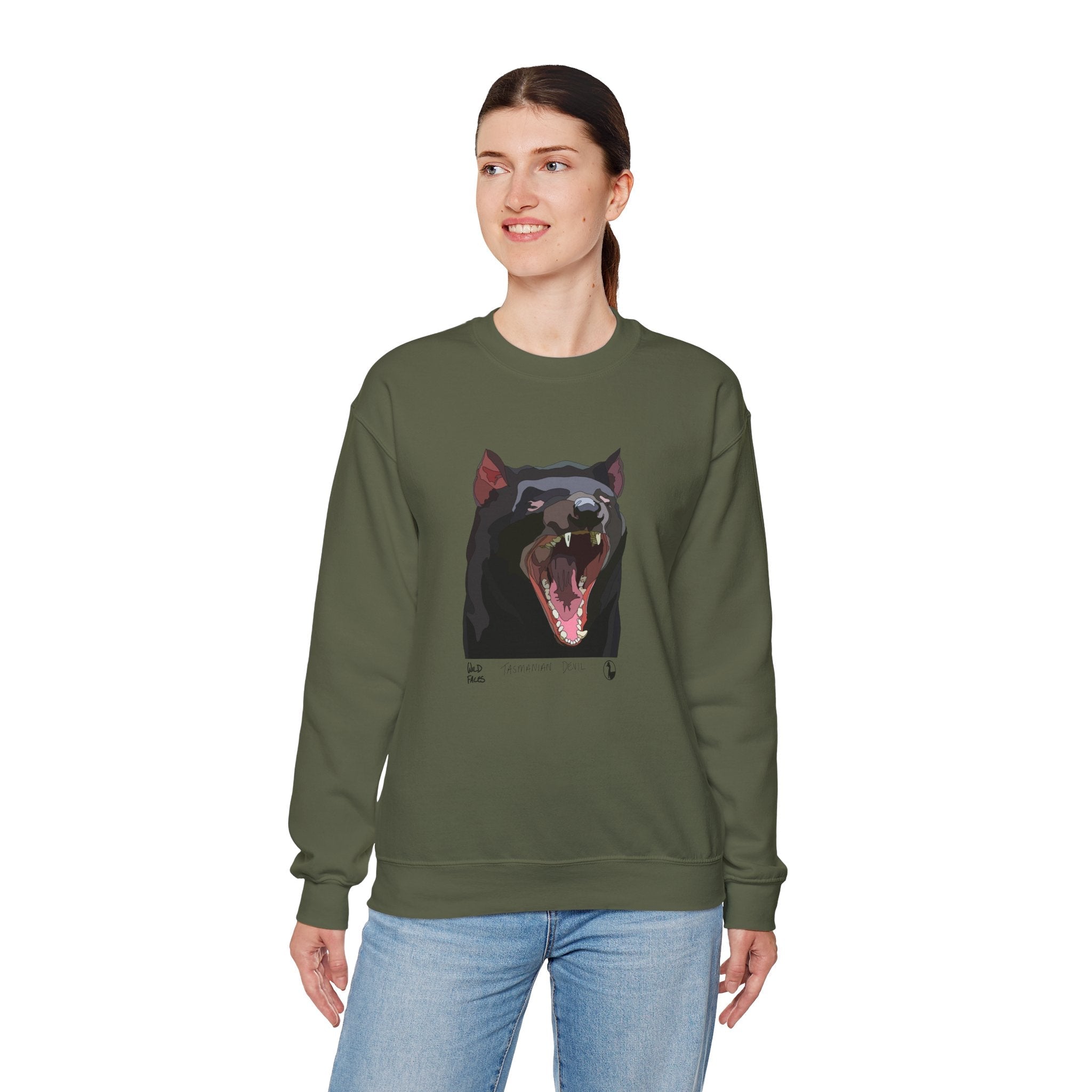 Tasmanian Devil Sweatshirt | Unisex Heavy Blend™ Crewneck Printify