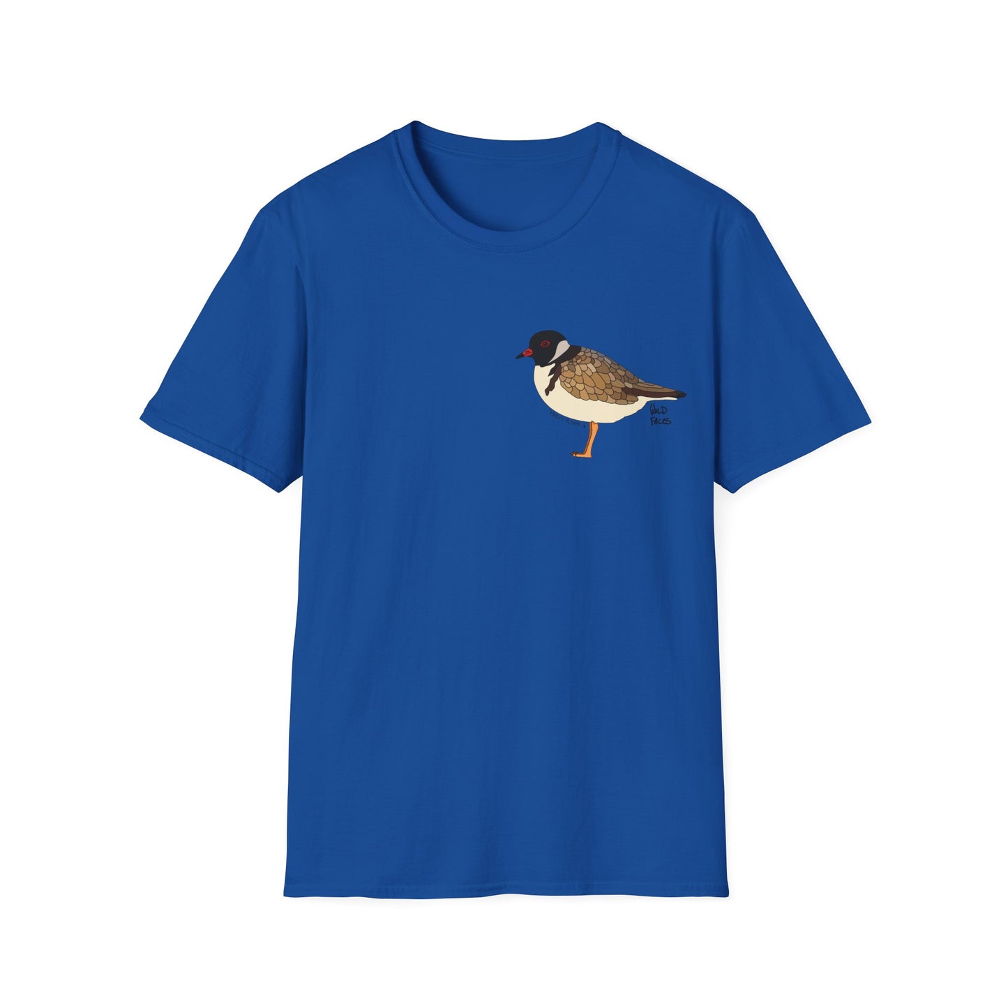 Hooded Plover - Small design - Unisex Softstyle T-Shirt