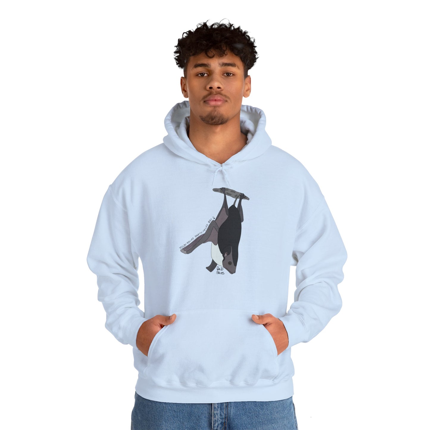 Yellow-bellied Sheath-tailed Bat | Unisex Heavy Blend™ Hooded Sweatshirt