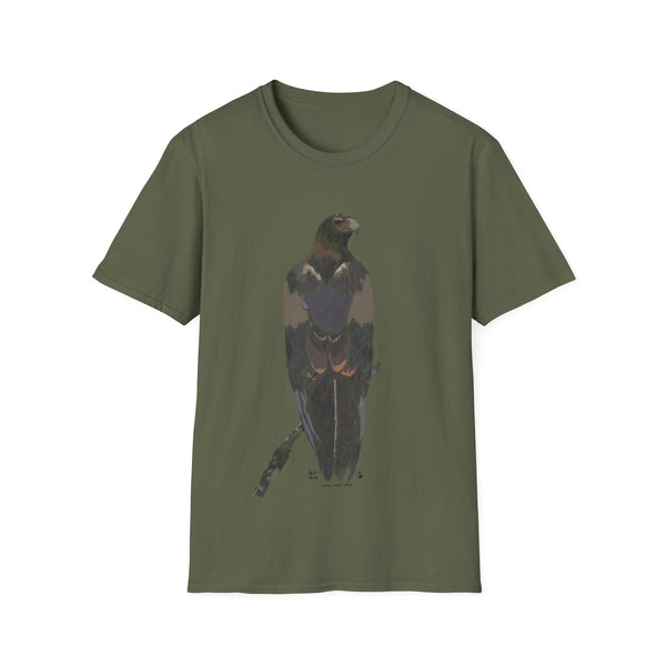 Wedge-tailed Eagle (pastel design) - Unisex Softstyle T-Shirt