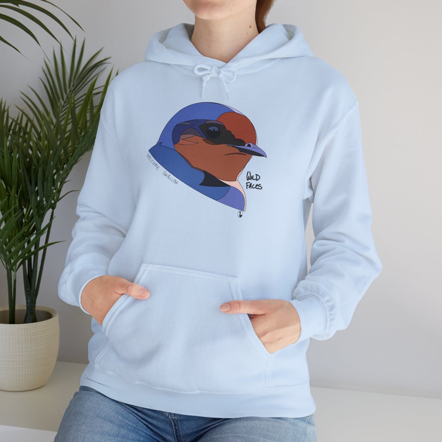 Welcome Swallow | Unisex Heavy Blend™ Hooded Sweatshirt