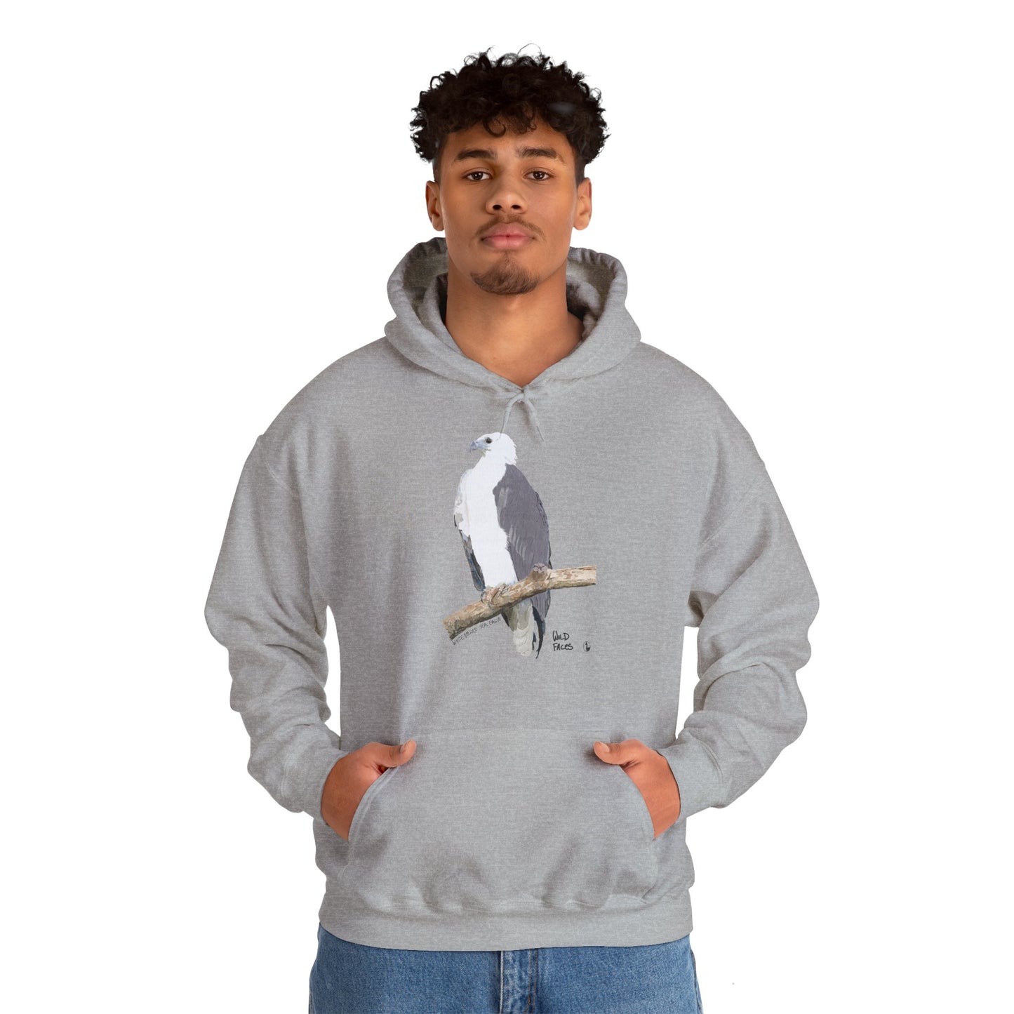 White-bellied Sea Eagle | Unisex Heavy Blend™ Hooded Sweatshirt