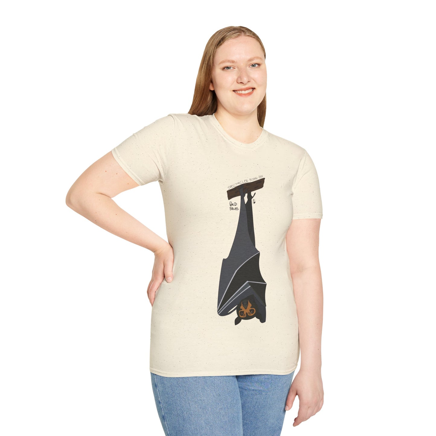 Spectacled Flying Fox - Unisex Softstyle T-Shirt