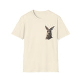 Eastern Grey Kangaroo - Small design - Unisex Softstyle T-Shirt Printify