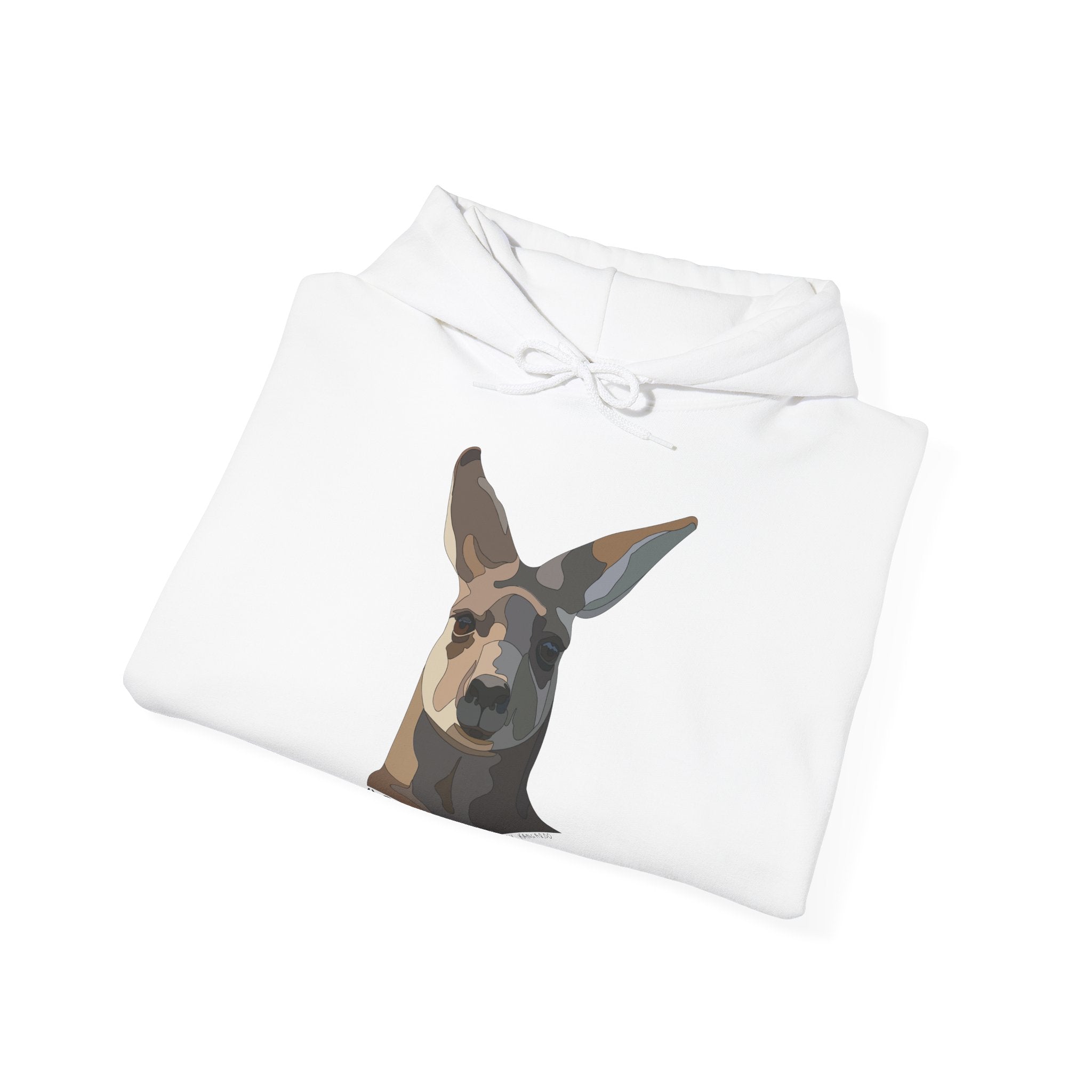 Eastern Grey Kangaroo | Unisex Heavy Blend™ Hooded Sweatshirt Printify