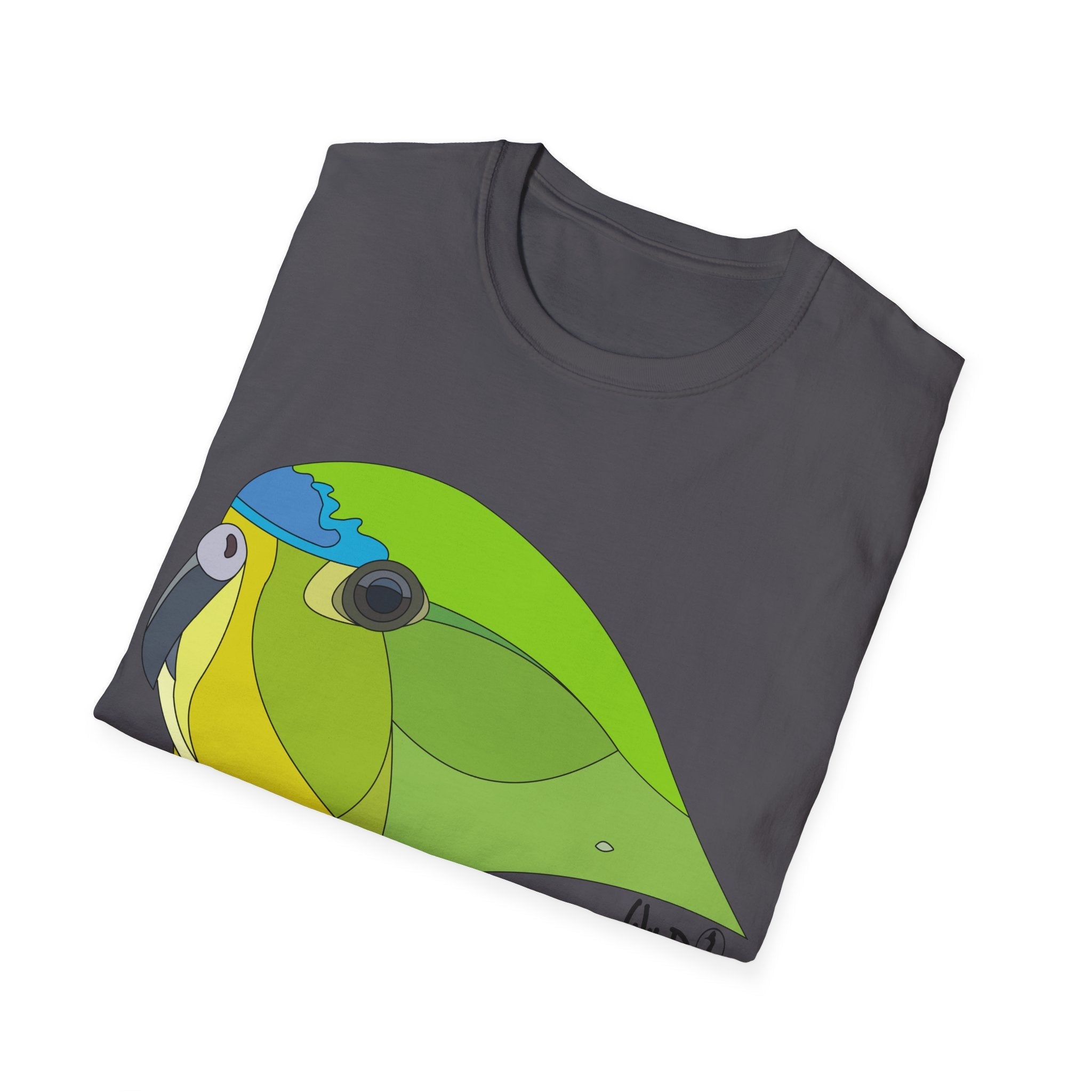 Orange-bellied Parrot - Unisex Softstyle T-Shirt Printify