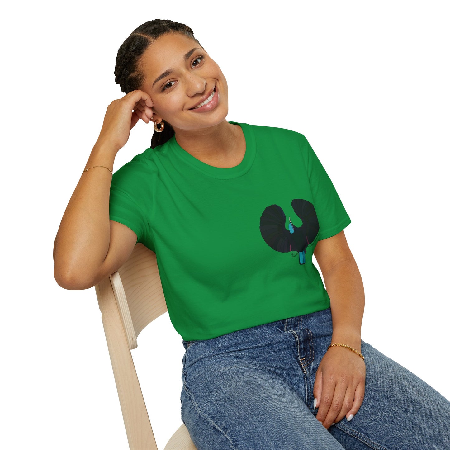 Victoria's Riflebird - Unisex Softstyle T-Shirt