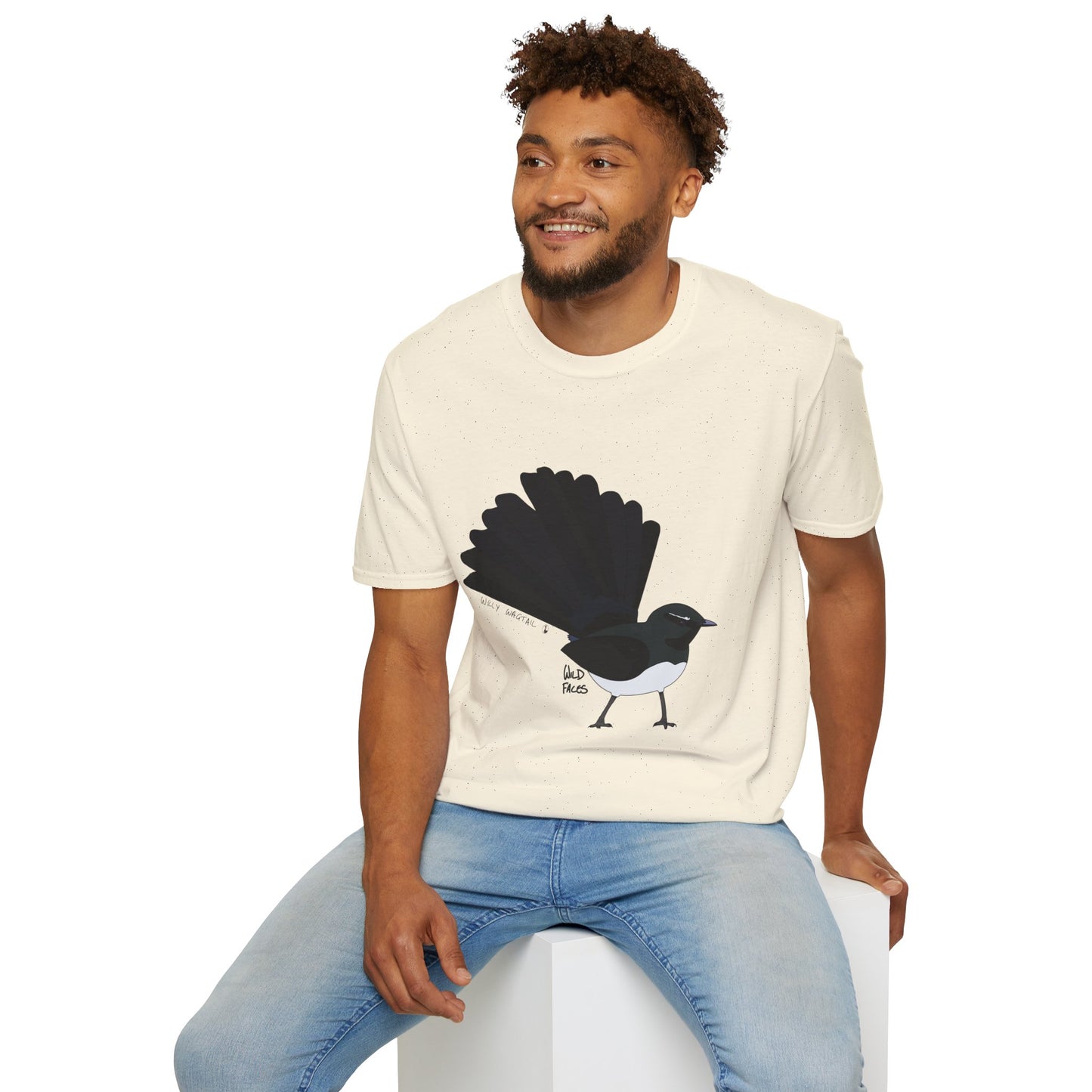 Willy Wagtail - Unisex Softstyle T-Shirt