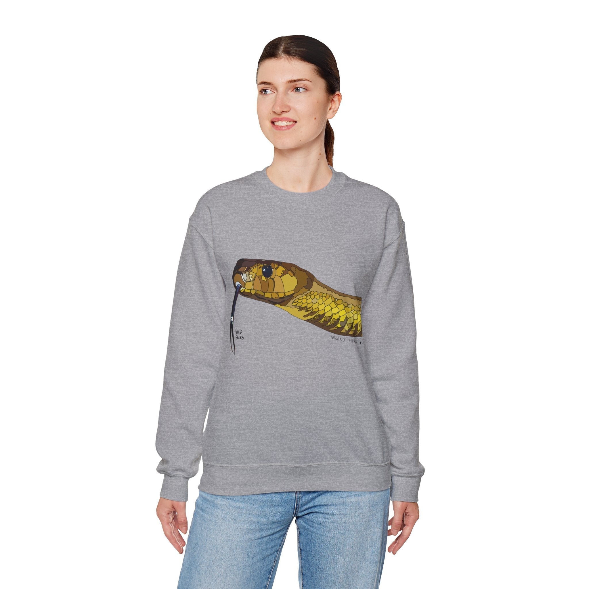 Inland Taipan Sweatshirt | Unisex Heavy Blend™ Crewneck Printify