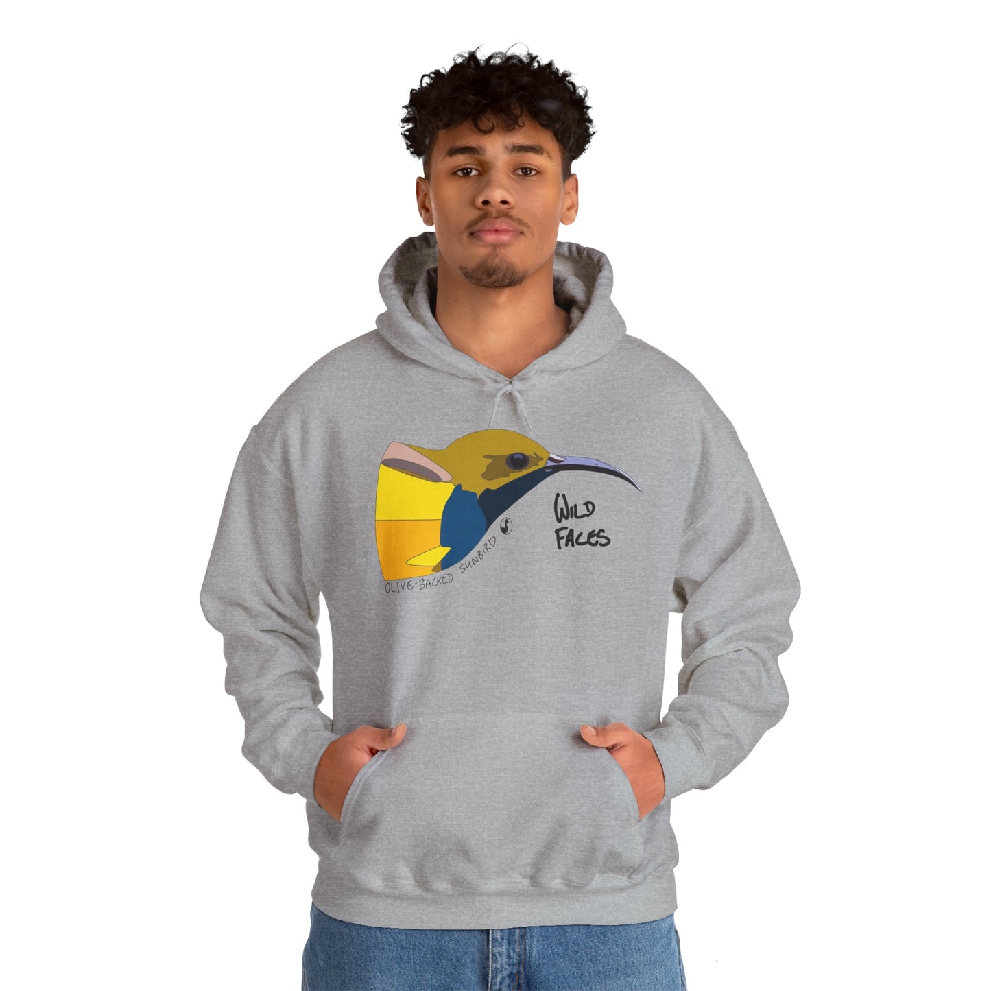 Olive-backed Sunbird | Unisex Heavy Blend™ Hooded Sweatshirt