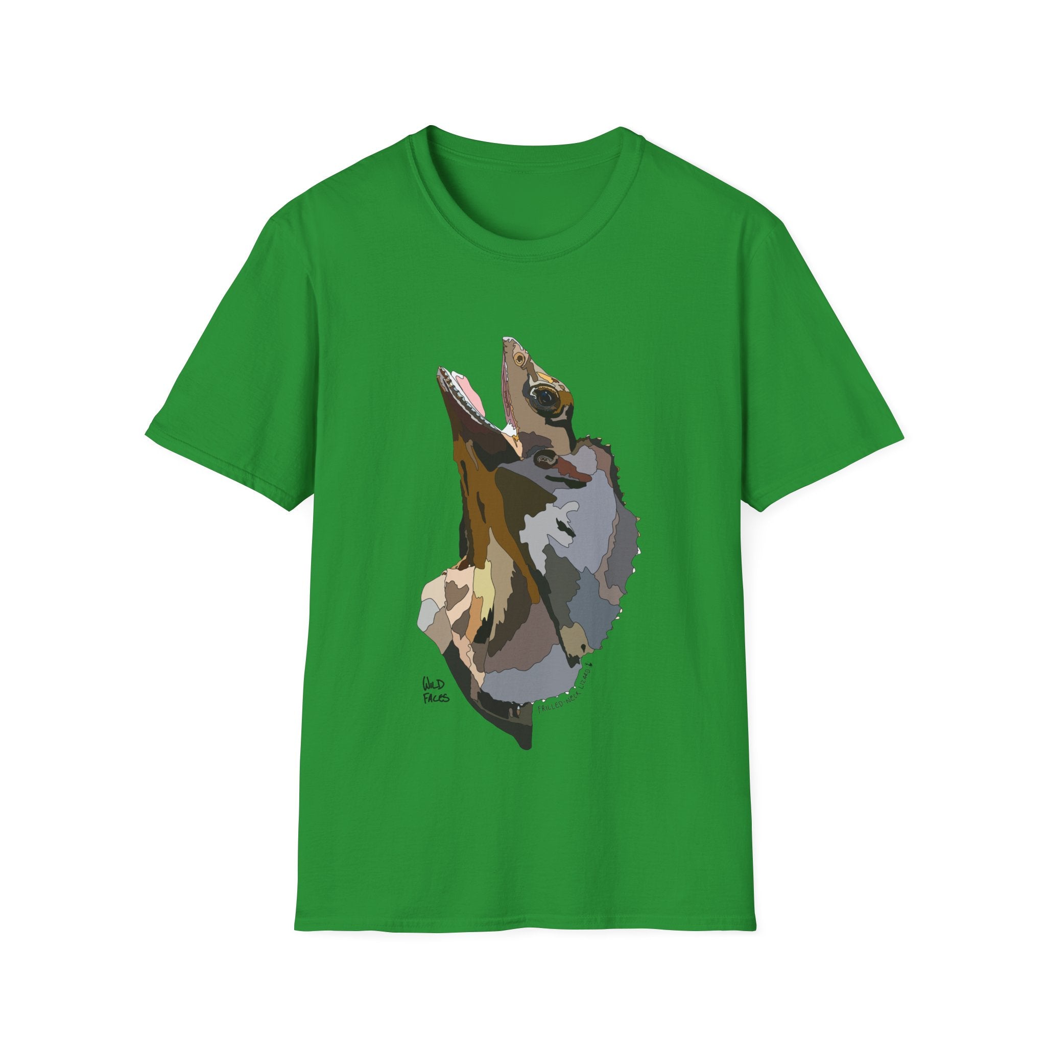 Frilled-neck Lizard - Unisex Softstyle T-Shirt Printify