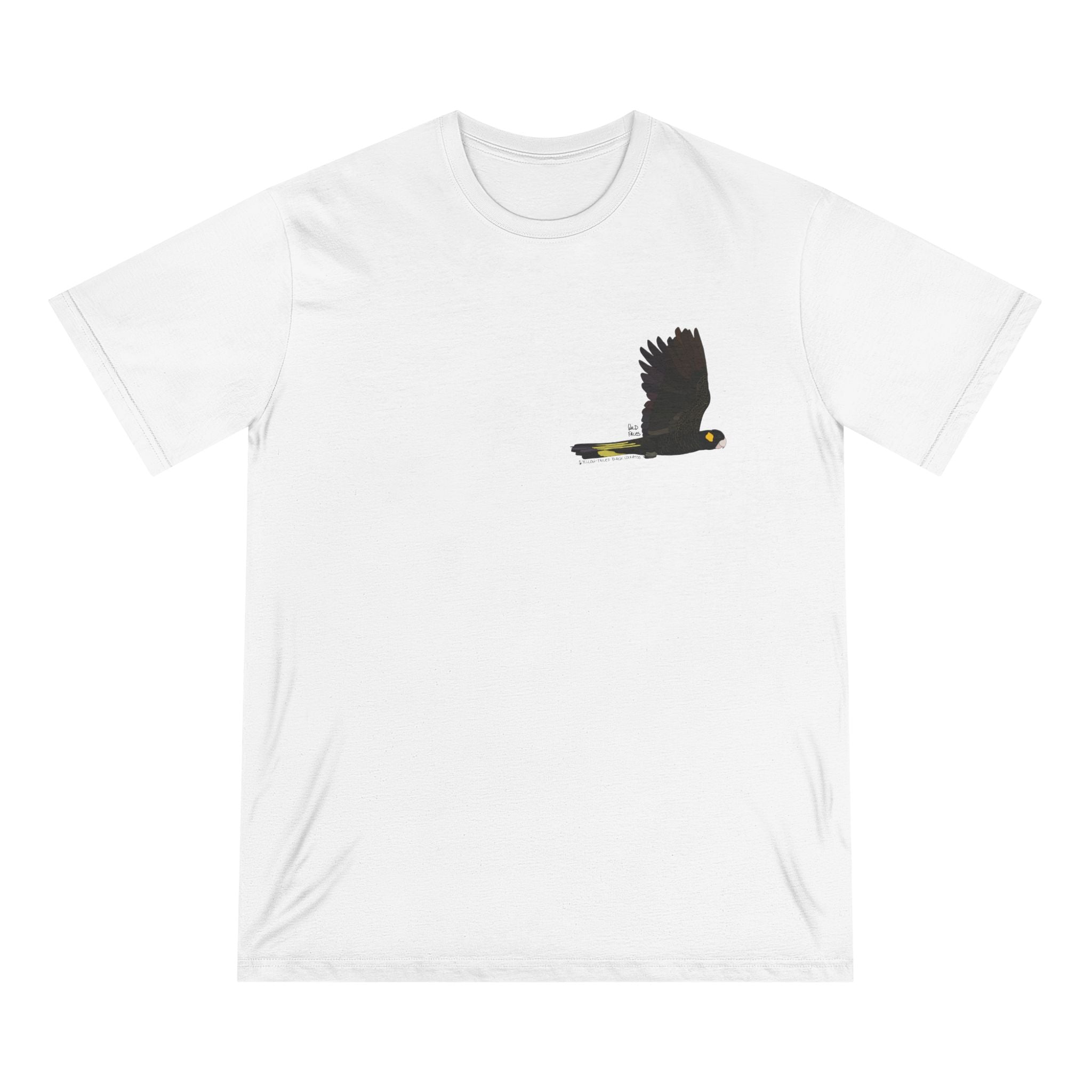 Yellow-tailed Black Cockatoo | Organic Staple T-shirt