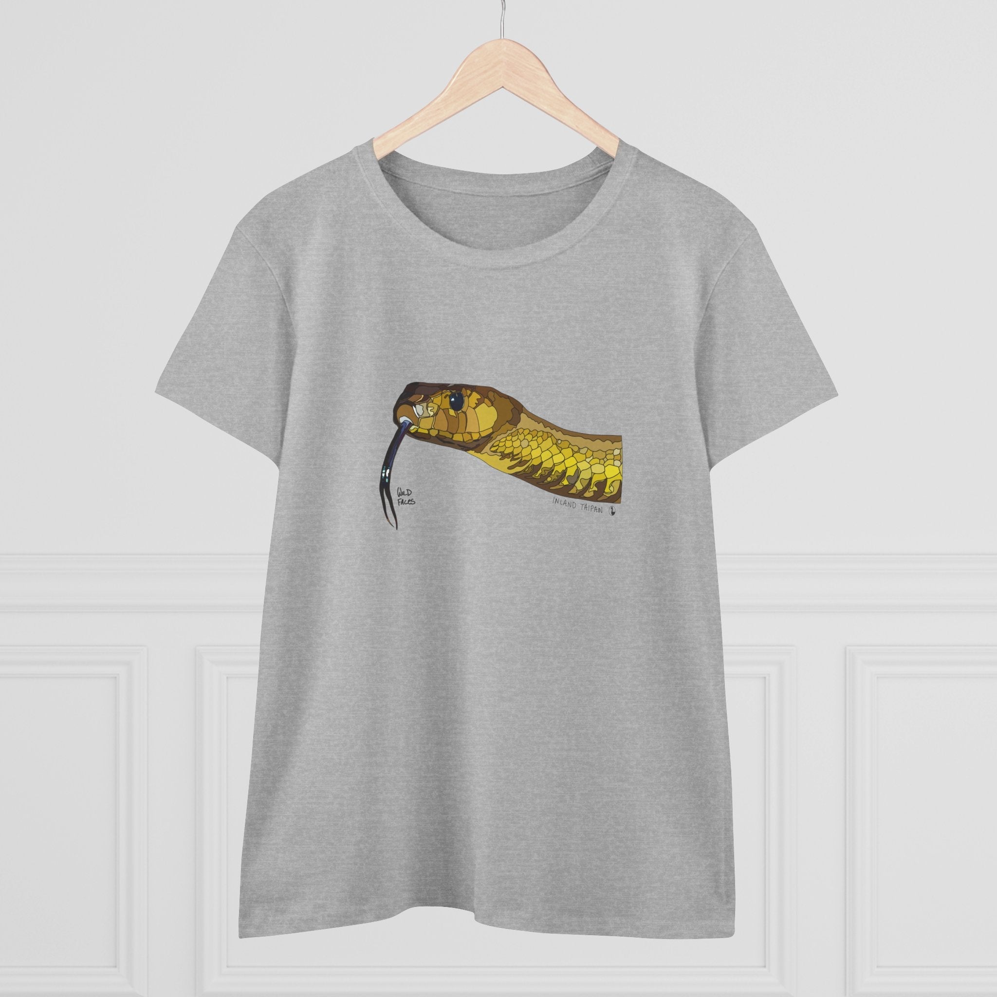 Inland Taipan - Women's Midweight Cotton Tee Printify