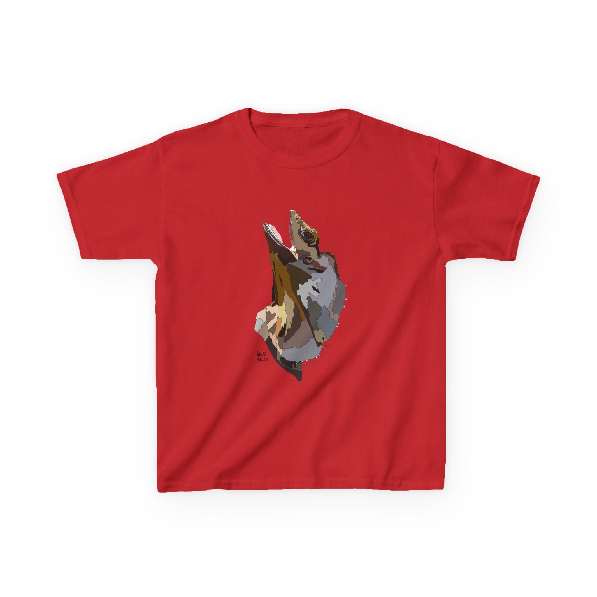Frilled-neck Lizard | Kids Heavy Cotton™ Tee