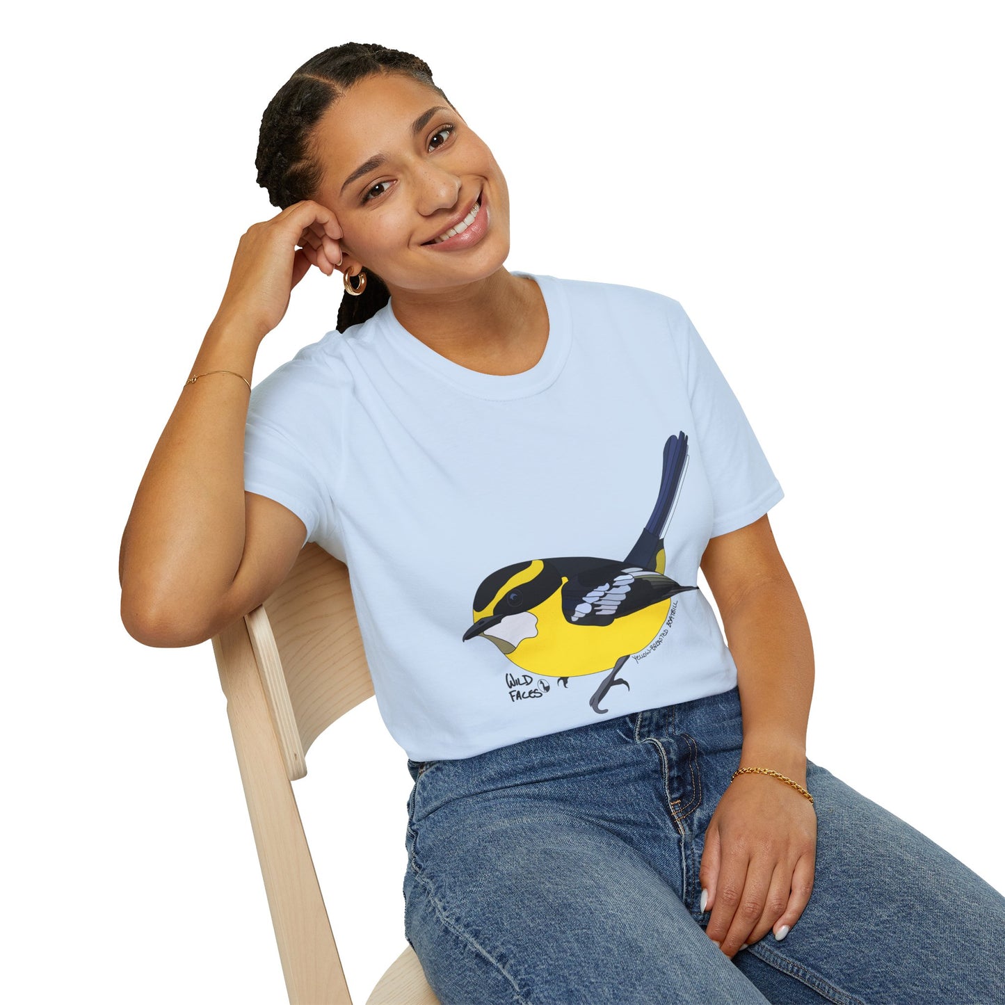 Yellow-breasted Boatbill - Unisex Softstyle T-Shirt