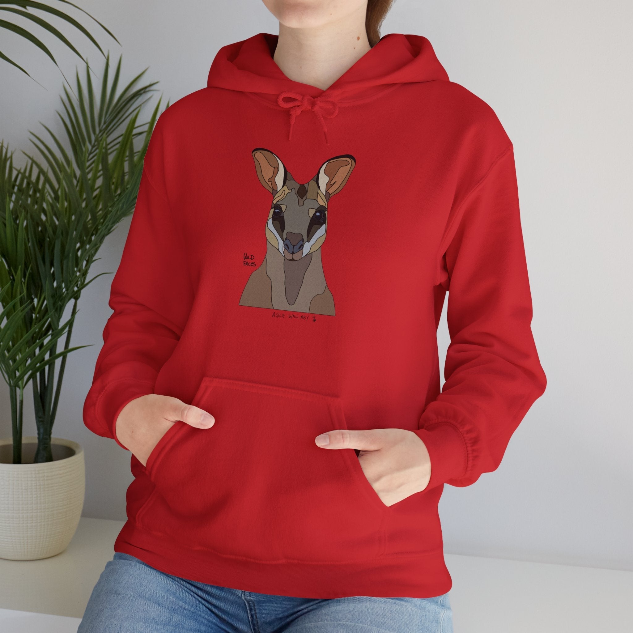 Agile Wallaby | Unisex Heavy Blend™ Hooded Sweatshirt Printify